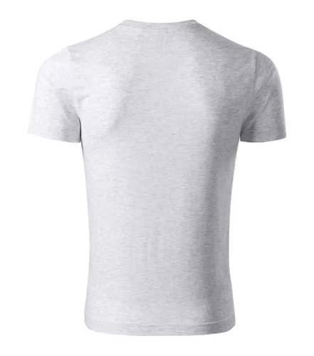 Peak póló unisex világosszürke melírozott L