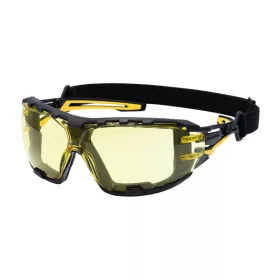 Anthracite Wraparound védőszemüveg Amber