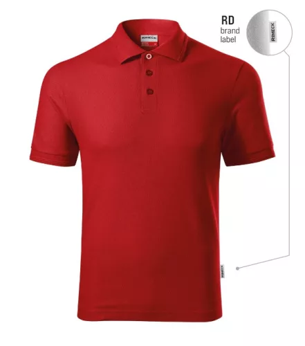 Reserve galléros póló férfi piros 07 (brand label) XL
