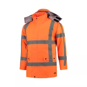 RWS Parka munkakabát unisex fluoreszkáló narancssárga S
