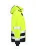 Munkakabát unisex Midi Parka High Vis Bicolor T51 fluoreszkáló sárga M méret