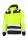 Munkakabát unisex Midi Parka High Vis Bicolor T51 fluoreszkáló sárga 4XL méret