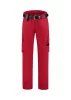 Munkanadrág unisex Work Pants Twill T64 piros 49 méret
