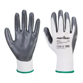 Vending Flexo Grip kesztyű (288 pár) White/Grey S